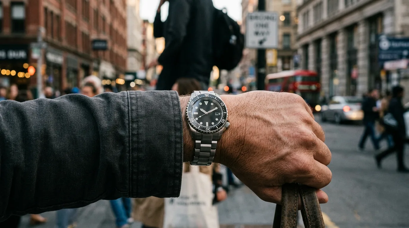 Montre de plongée Spinnaker pour homme au poignet